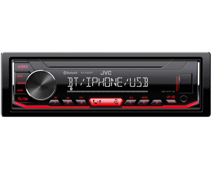 Ηχοσύστημα Αυτοκινήτου Ράδιο 1-DIN με Bluetooth και USB / AUX KD-X362BT