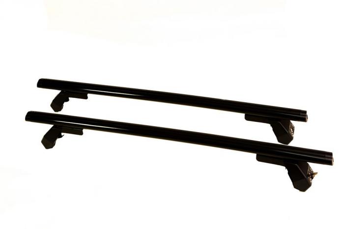 Μπάρες Οροφής Αυτοκινήτου Hermes GS3AM 120cm Set (KIT S1640) Αλουμινίου Μαύρες