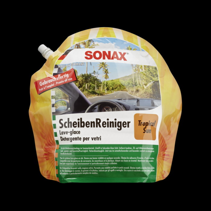 Sonax Καθ/κό υγρό υαλοκαθαριστήρων καλοκαιρινό ετοιμο Tropical 3L