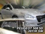 Ανεμοθραύστες Heko Για Peugeot 508 5D 2011R->(+Ot) Sw Φιμέ Χρώμα Ζευγάρι 2 Τεμάχια Εμπρός